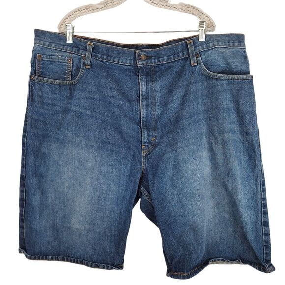 Levi's Other - LEVIS Mens W46 Denim Jean 569 Shorts Medium Wash Loose Fit Cotton Bottoms Casual